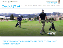 Tablet Screenshot of caddytrek.com